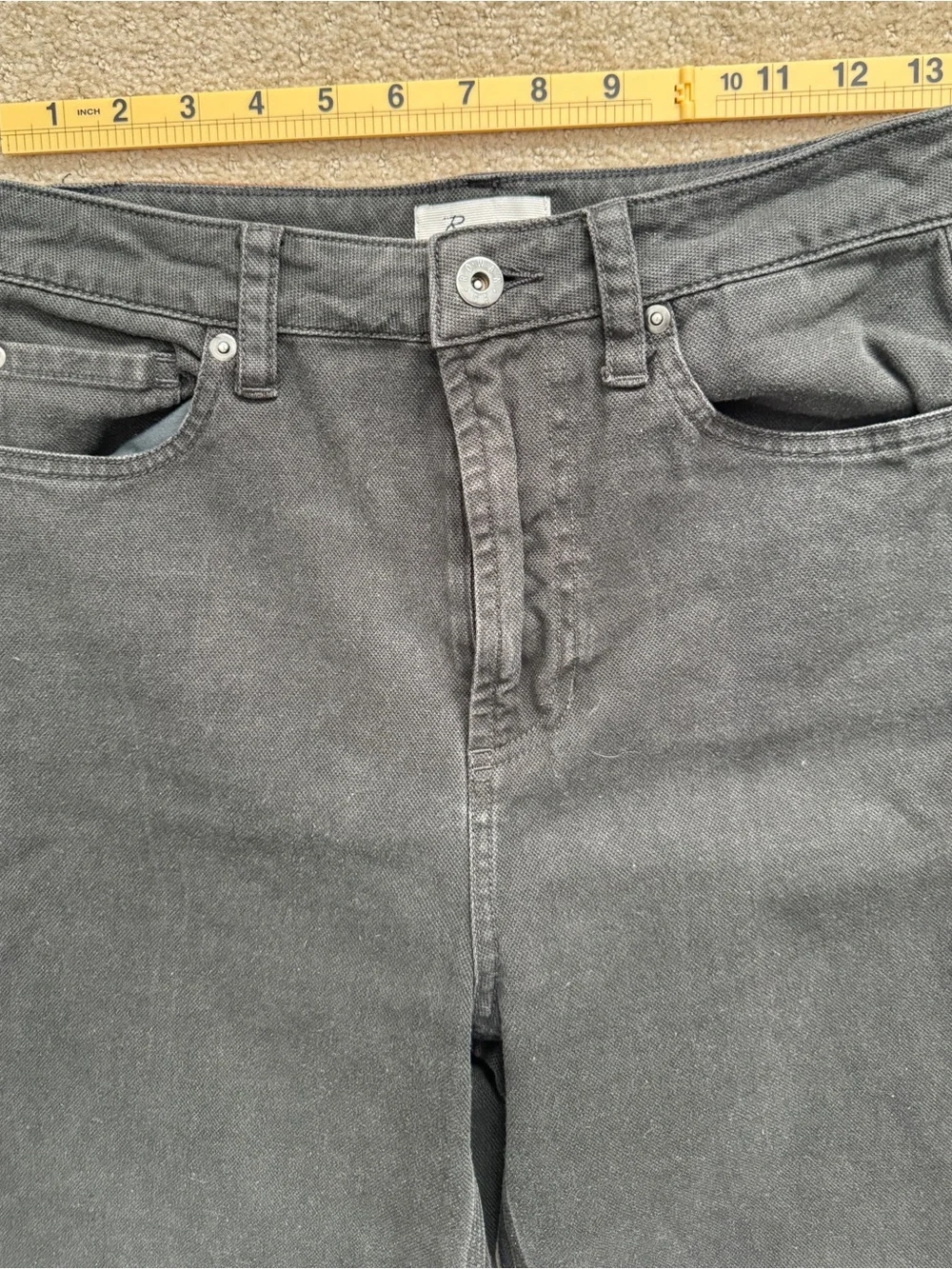 ROWAN Women’s Gray Merilee 5 Pocket Straight Leg Jeans (Size 26) - Picture 7 of 9
